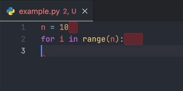 Short video clip showcasing how the VSCode extension called 