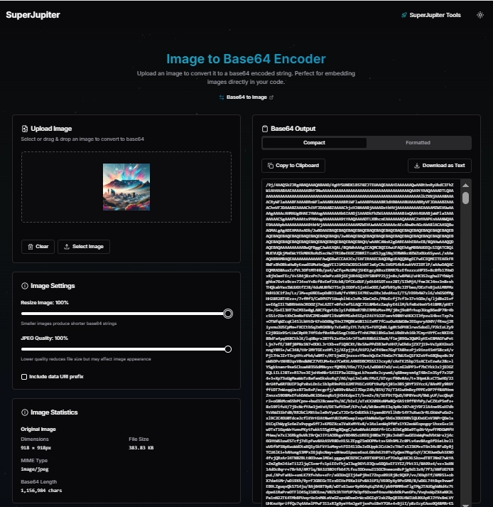 A Simple Tool to Convert Images to Base64 Strings
