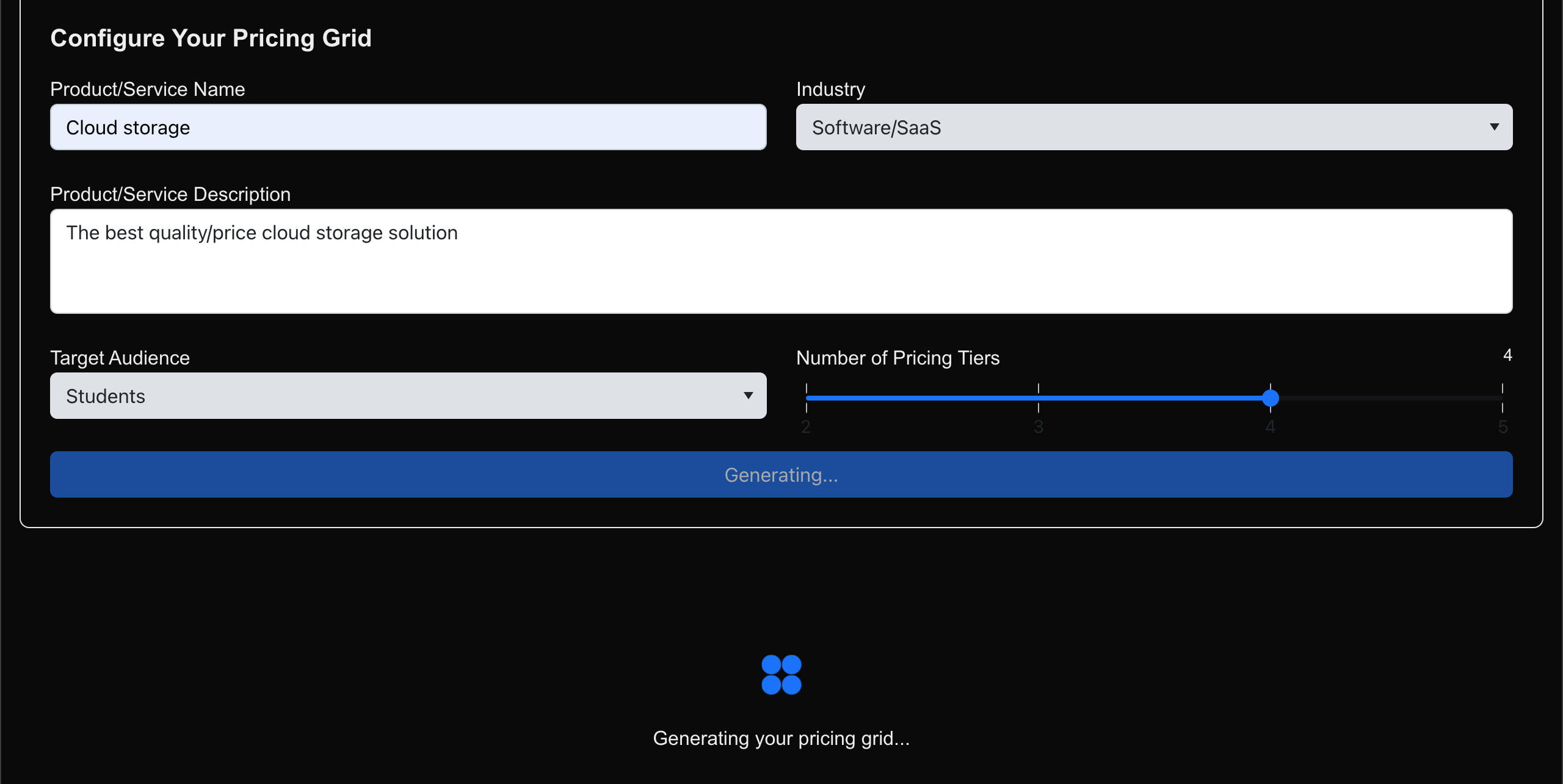Generating