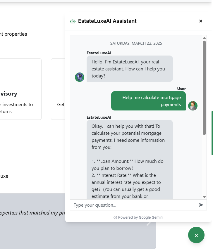 AI Assistant Interface Popup
