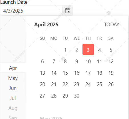 Launch Date