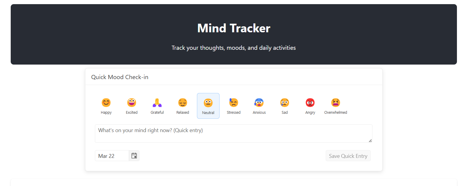 Mind Tracker