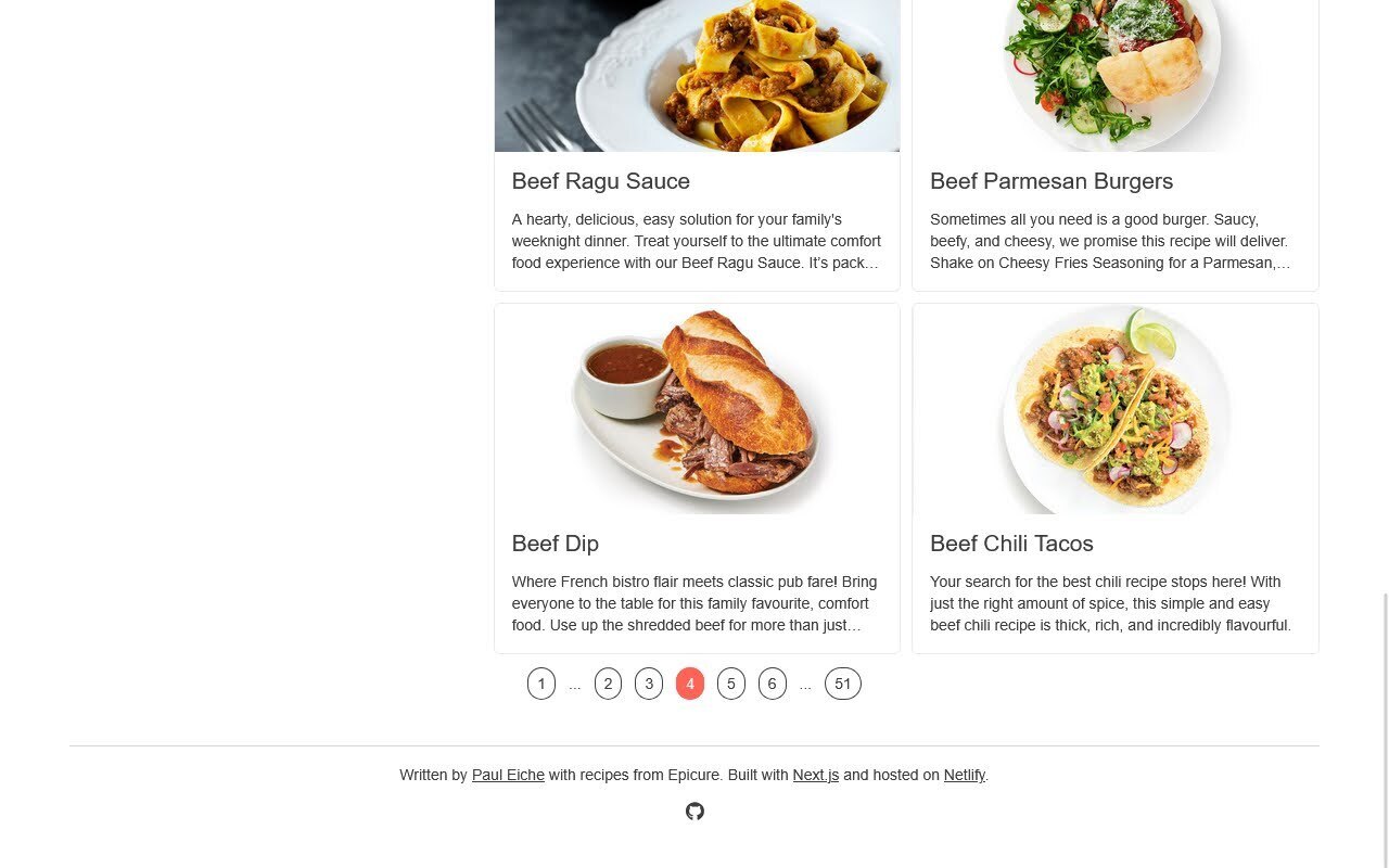 Search result pagination