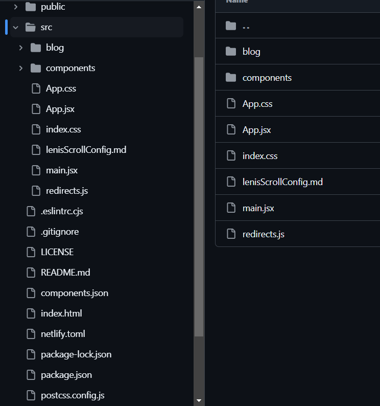 my file structure