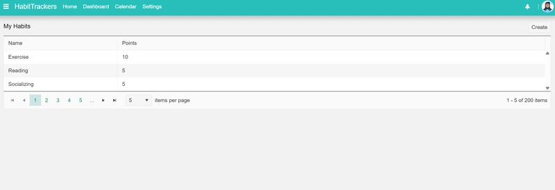 KendoReact Playground - Simple Habit Tracker App