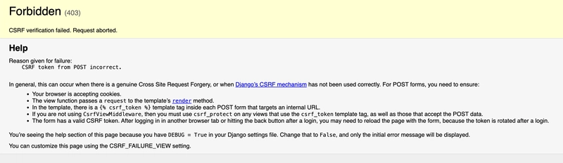 Handling CSRF Login Errors Gracefully in Django