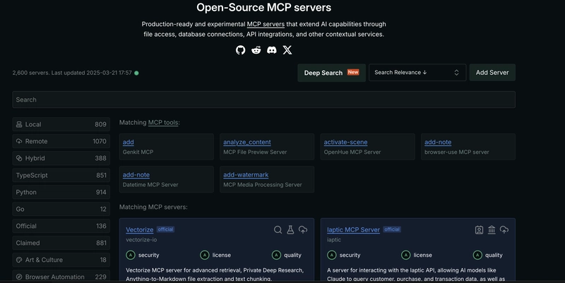 My Favorite MCP Directories