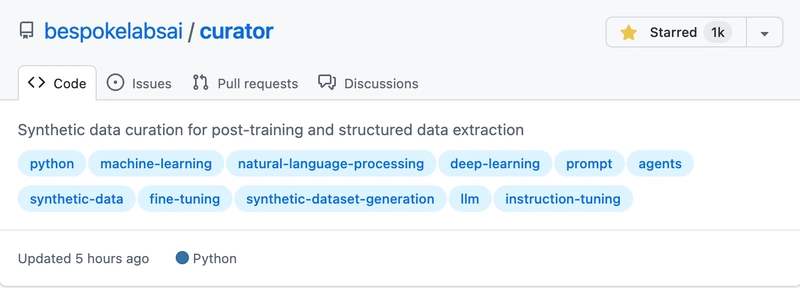 1000 stars on GitHub feels like a Million likes on any other platform
