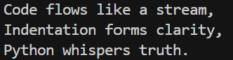 Terminal Output