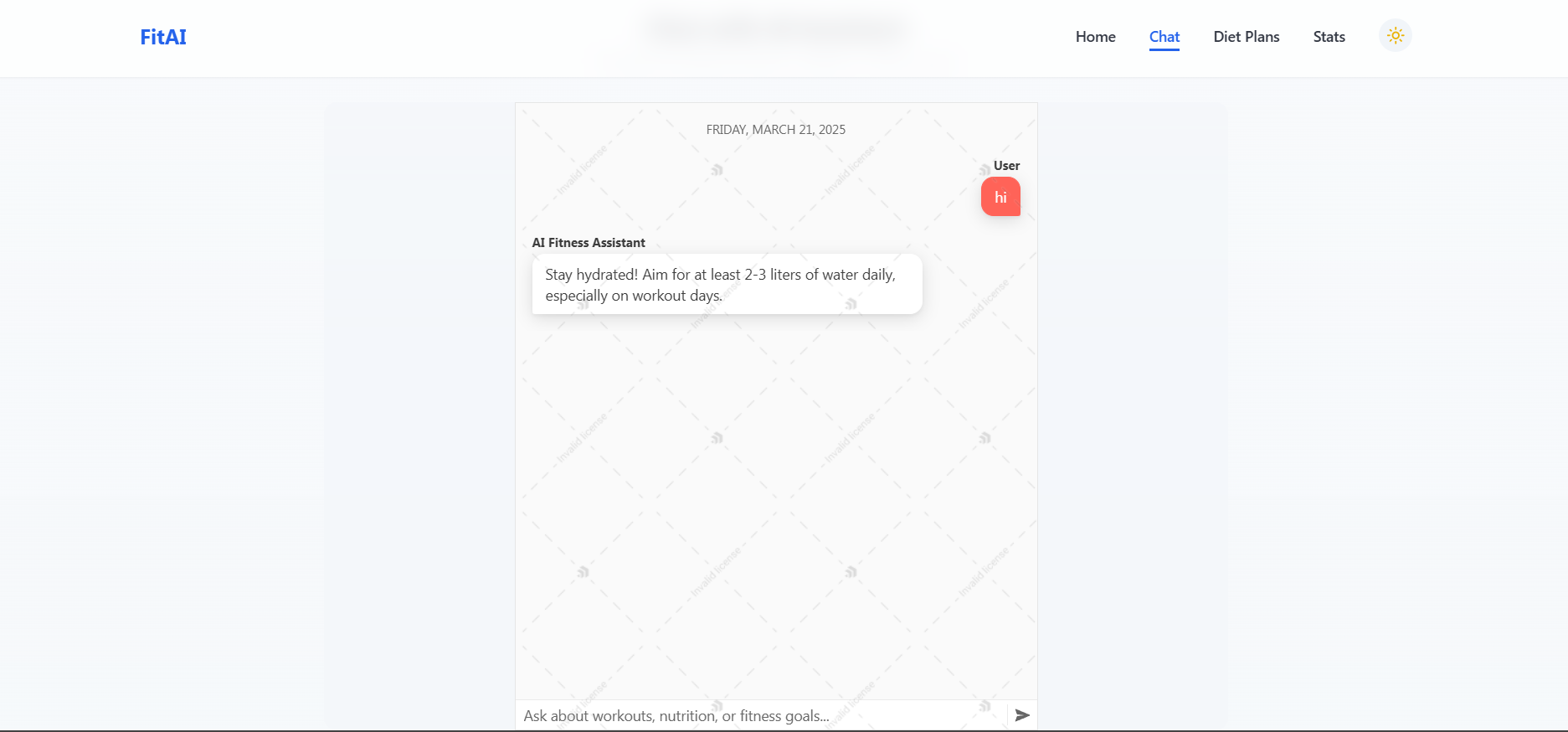 Chat Page