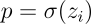 Sigmoid Function on the Logistic Regression