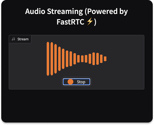 Gradio voice UI