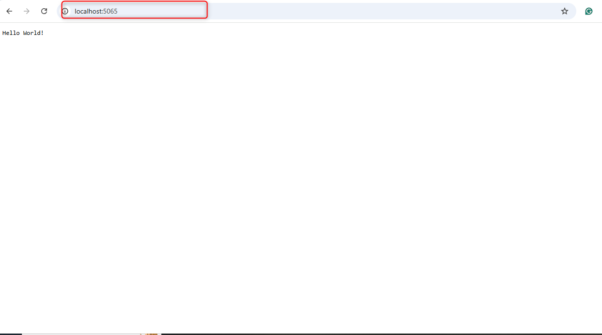 web app running