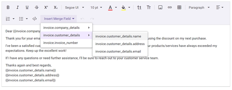 Step-by-Step Guide: Adding Mail Merge to Blazor Rich Text Editor