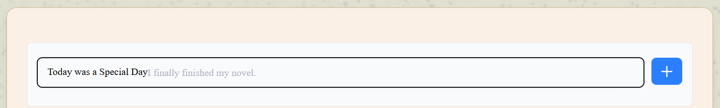 Autocomplete Demo