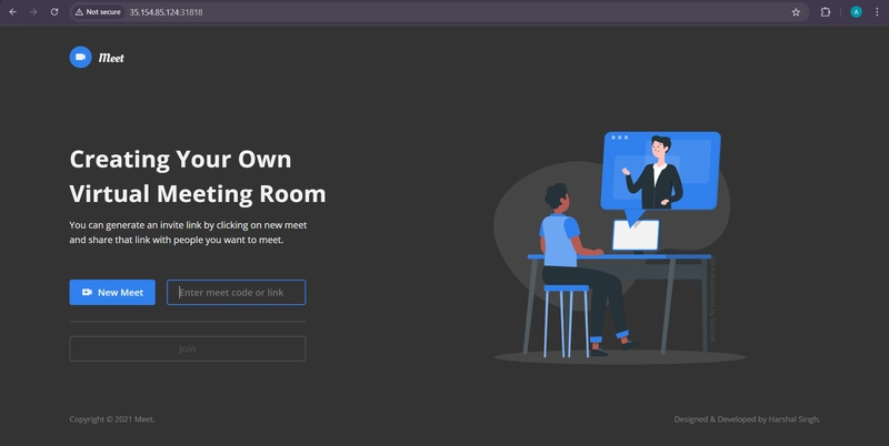End-to-End DevOps Automation for Meet Application
