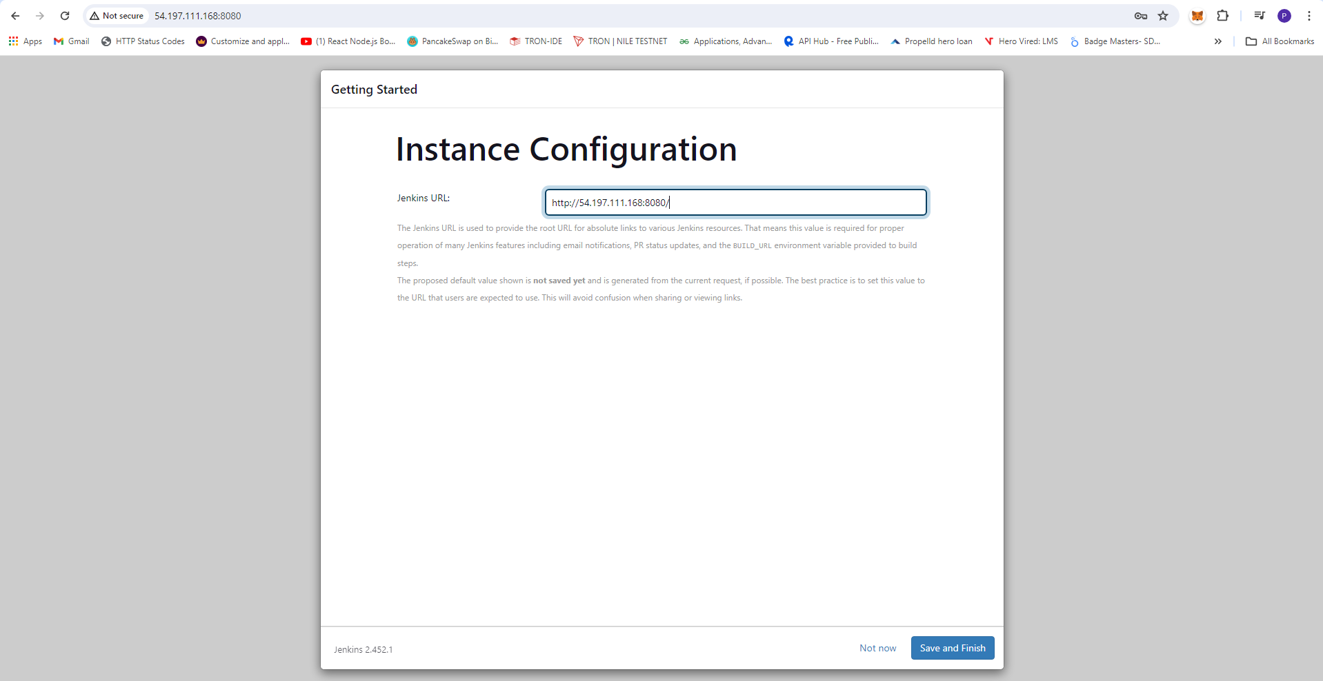 'Instance Configuration'