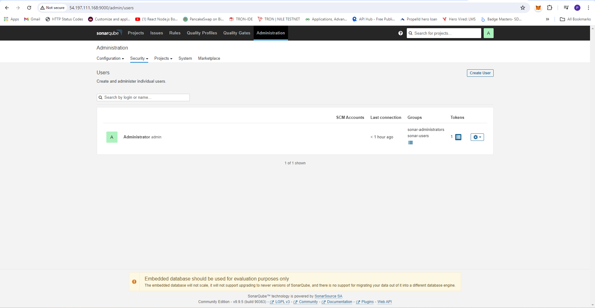 'User Token Updated'