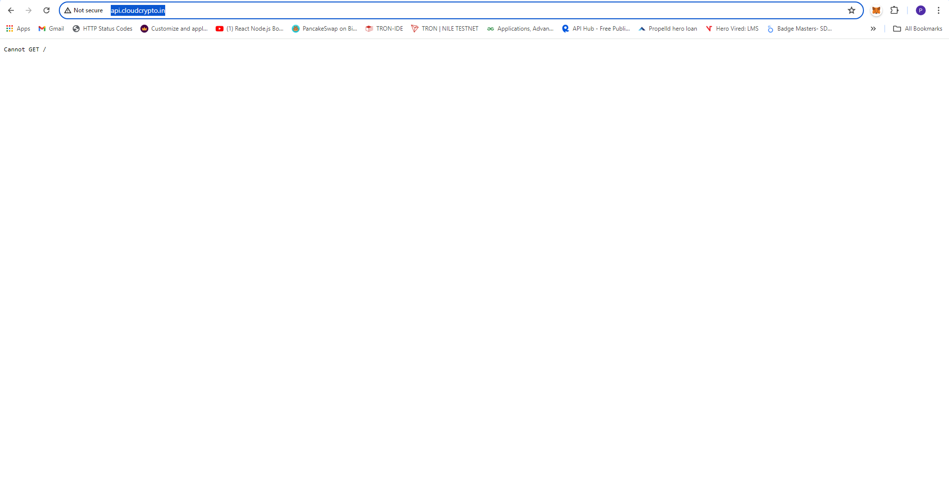 'Backend URL'