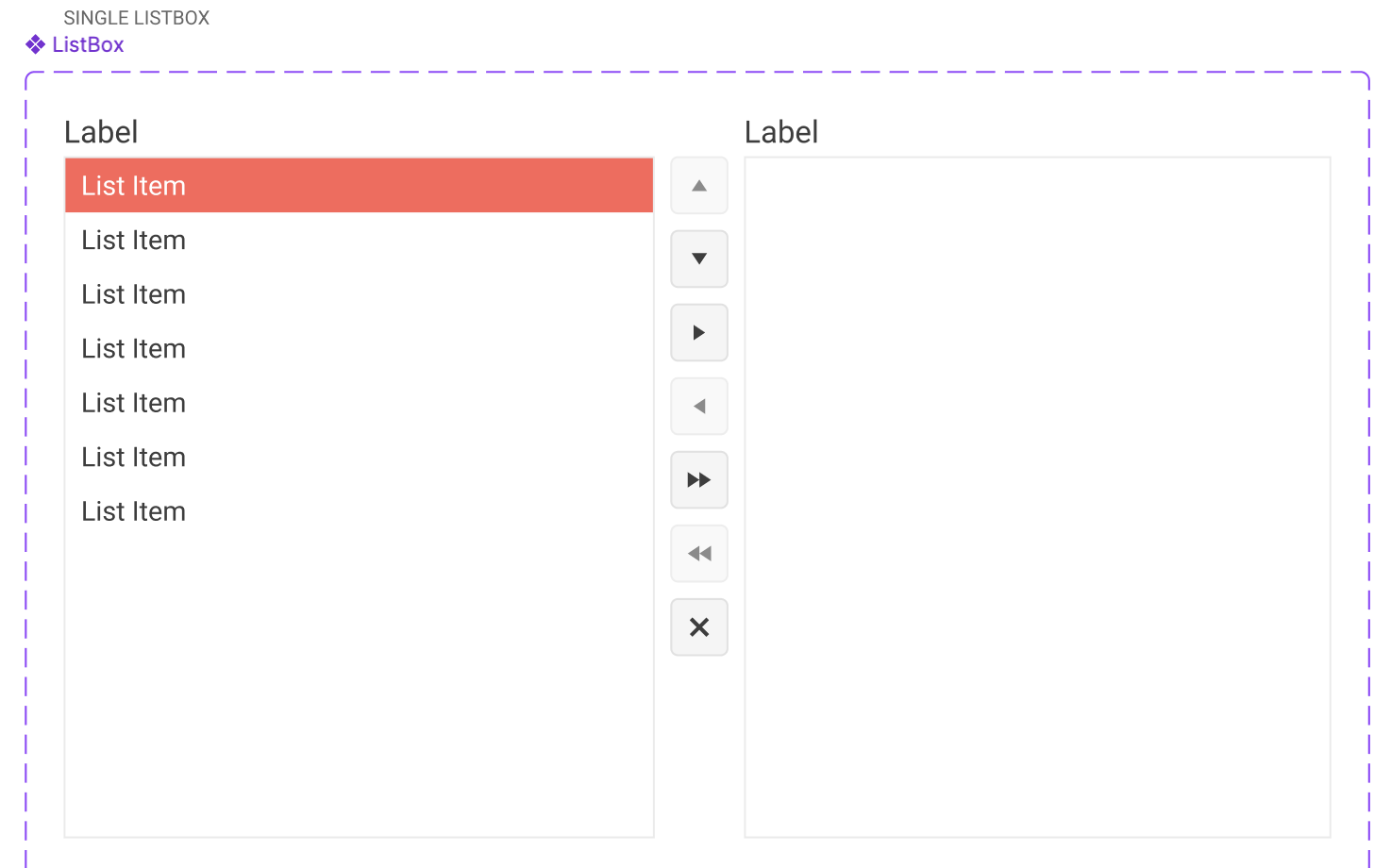 The Listbox component
