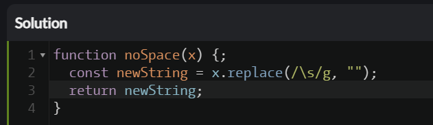 Solution