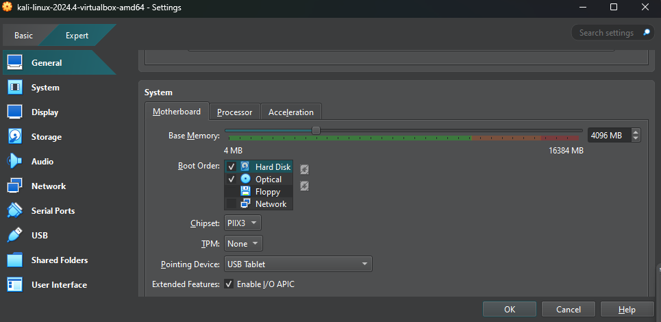 ram settings