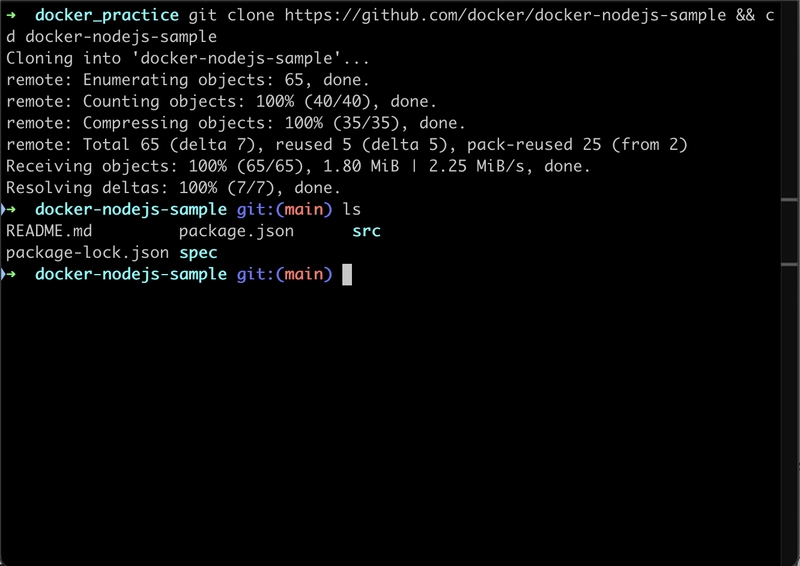 Docker Applied Skills: Containerize a Node.js application