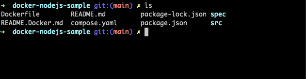 You should see these files