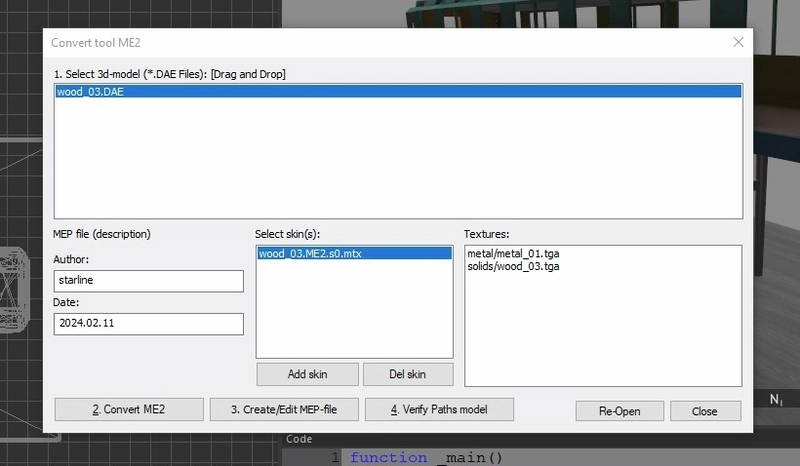 Update of the editor and model converter | 07.03.2025