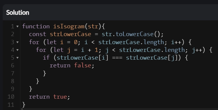 Isograms