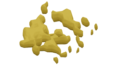 Clouds in pseudo 3D