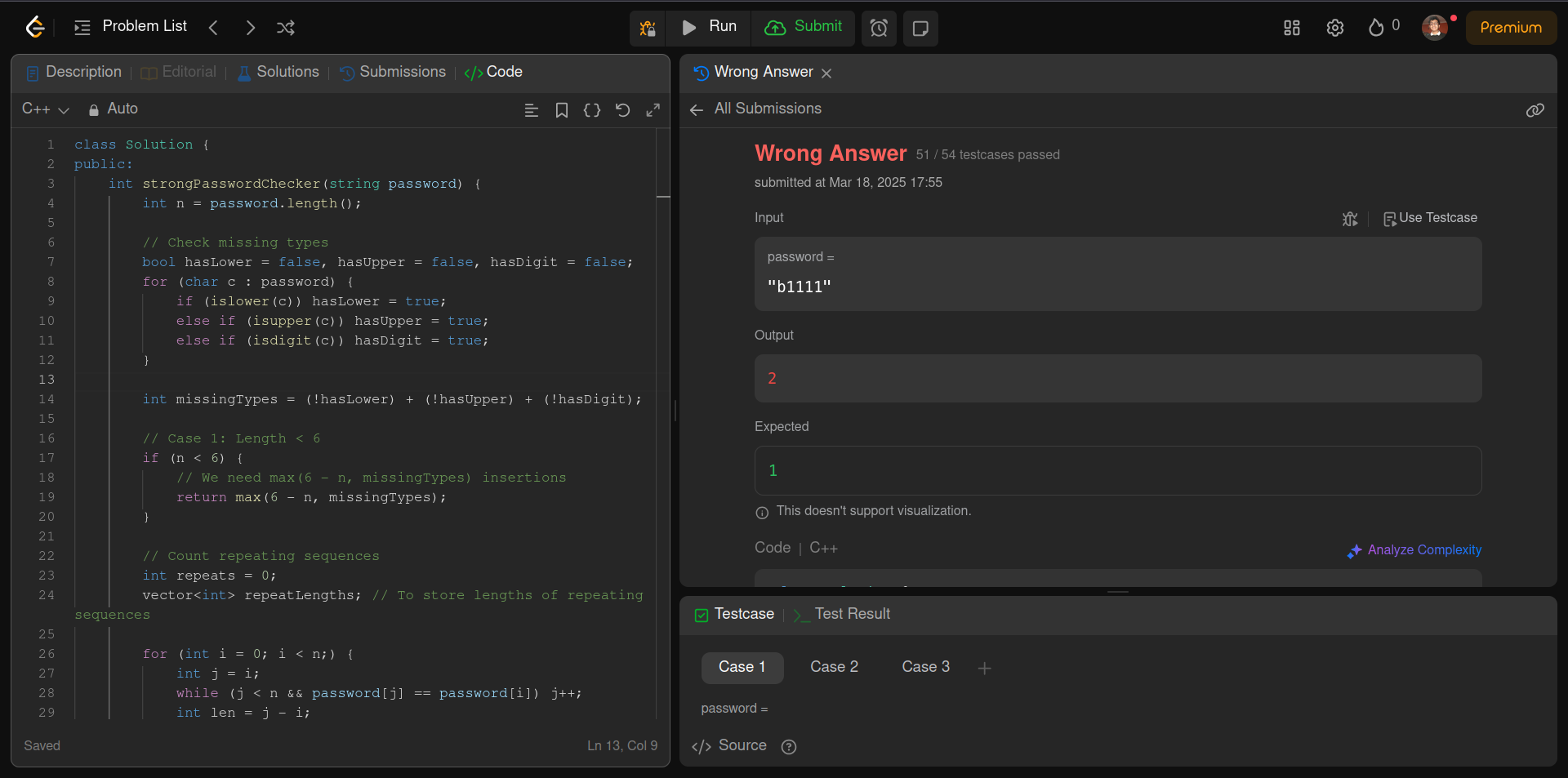 LeetCode question response from Deepseek R1 test