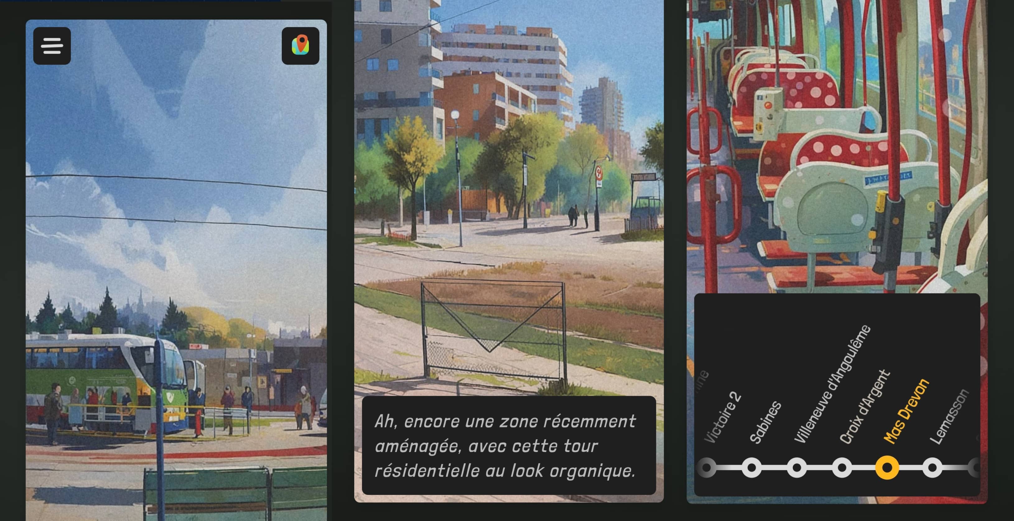 Ingame scenes