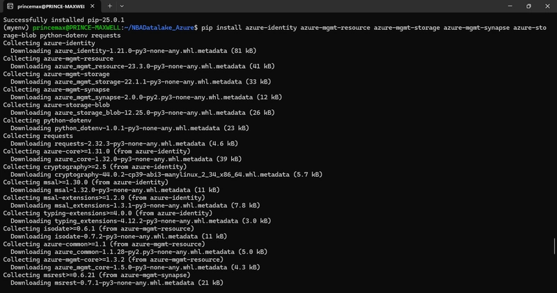 Building an NBA Data Lake with Azure: A Breakdown of the Project Structure
