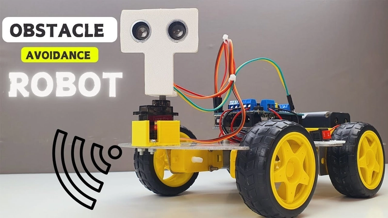 Using single chip microcomputer to realize ultrasonic obstacle avoidance car