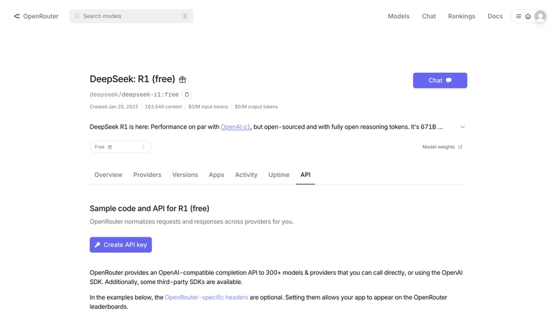 I have Built a Chatbot for Free Using OpenRouter and DeepSeek API