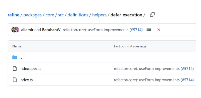 deferExecution() in Refine source code.