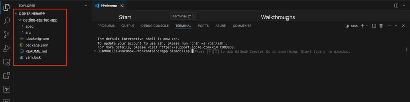 How to containerize an Application