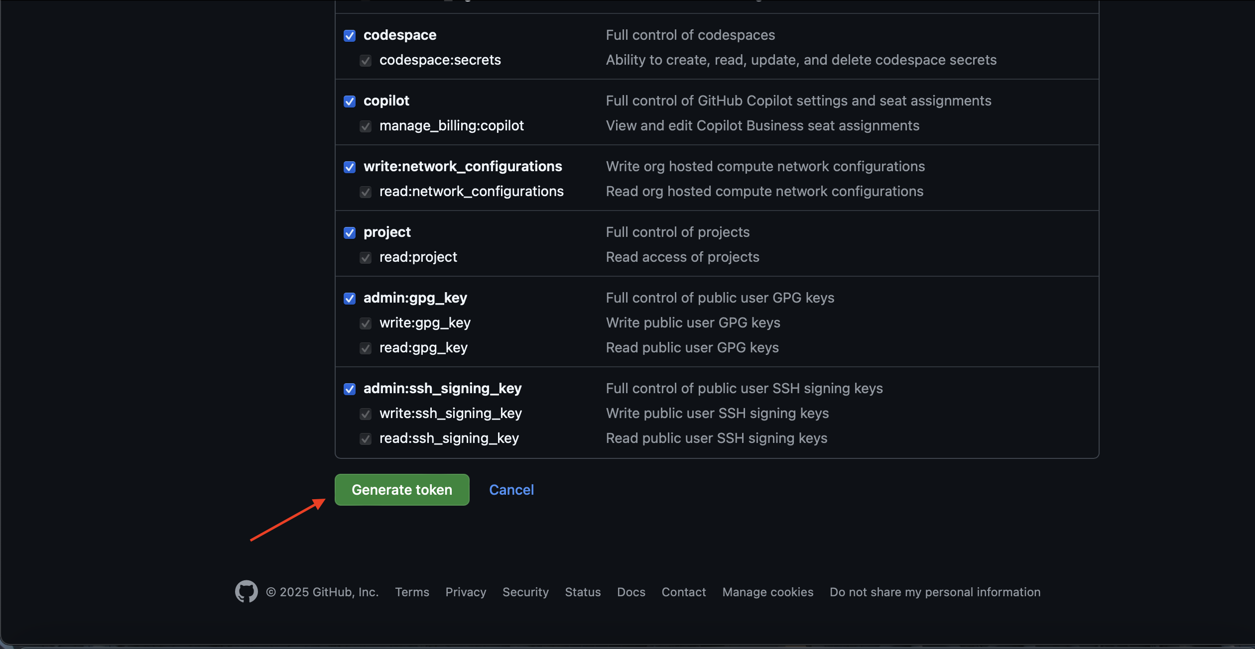 Generate Token