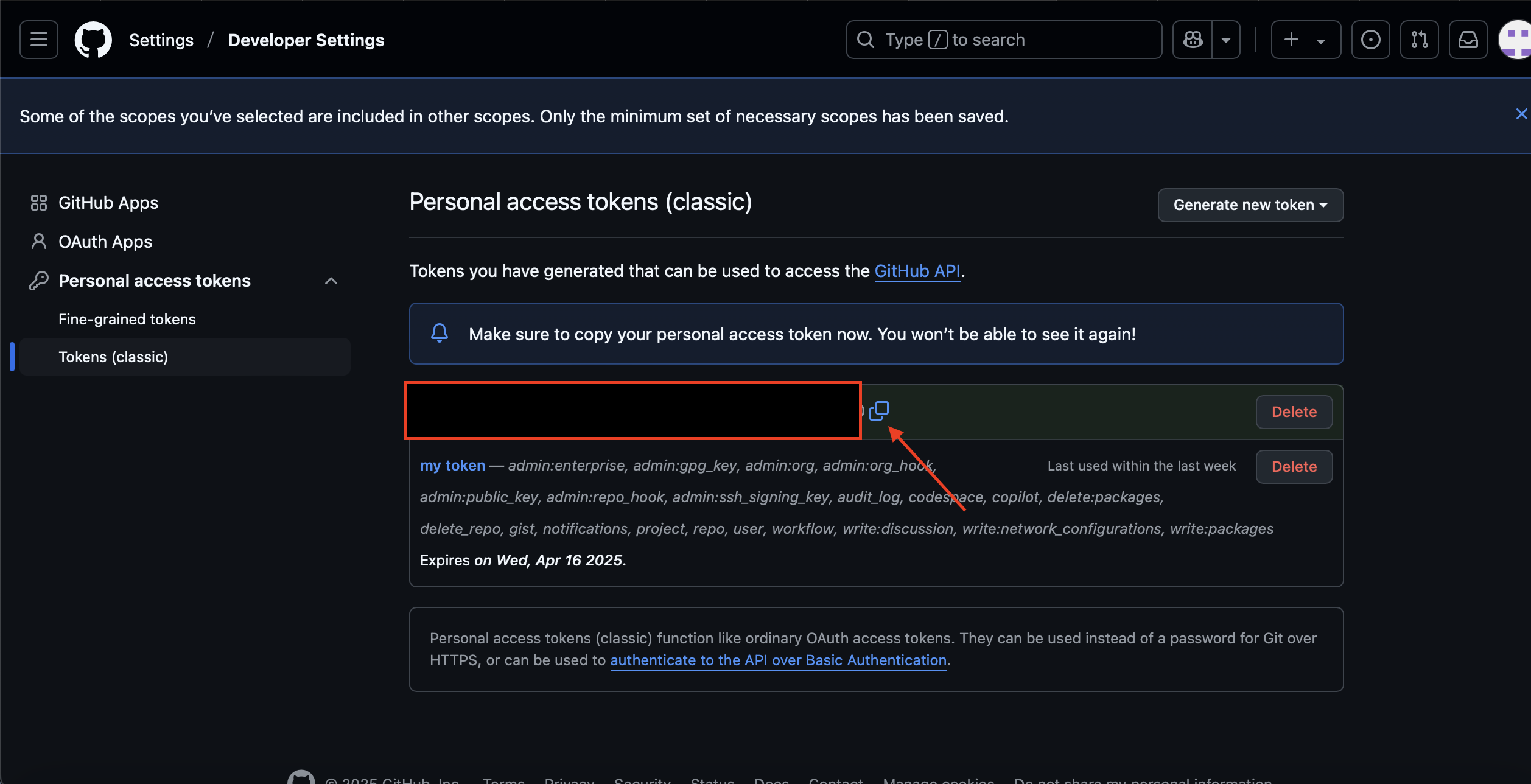 Generated code and copy