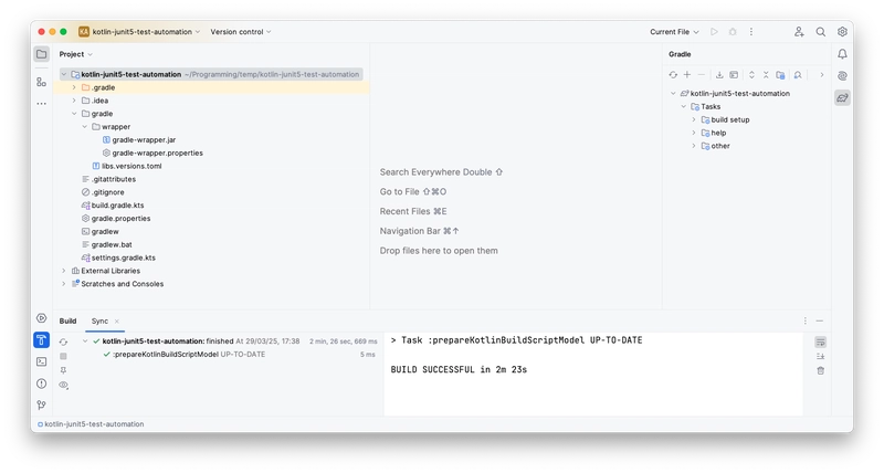 Automação de Testes com Kotlin, JUnit e Gradle