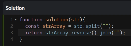Reversed Strings