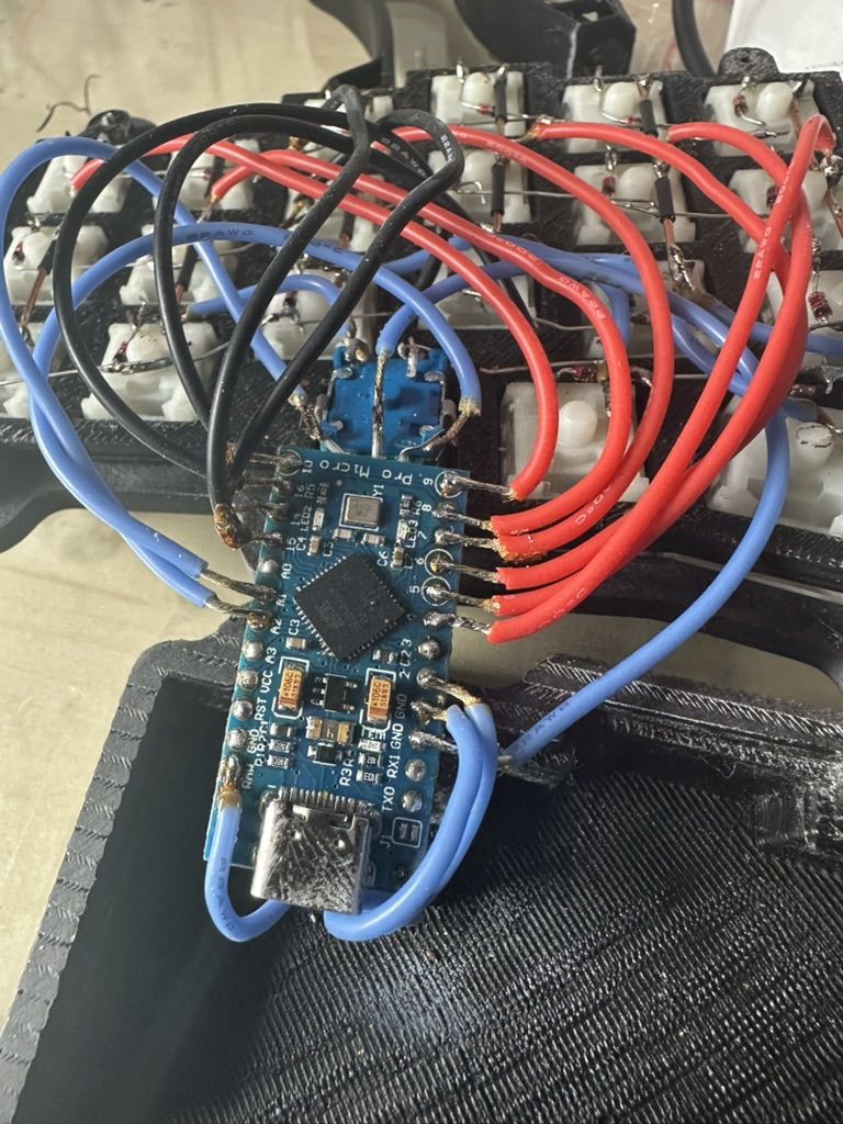 Soldered board