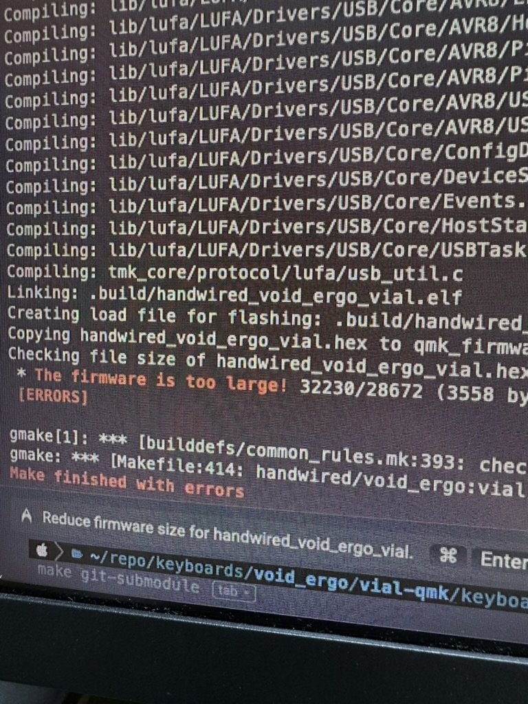 Compilation error