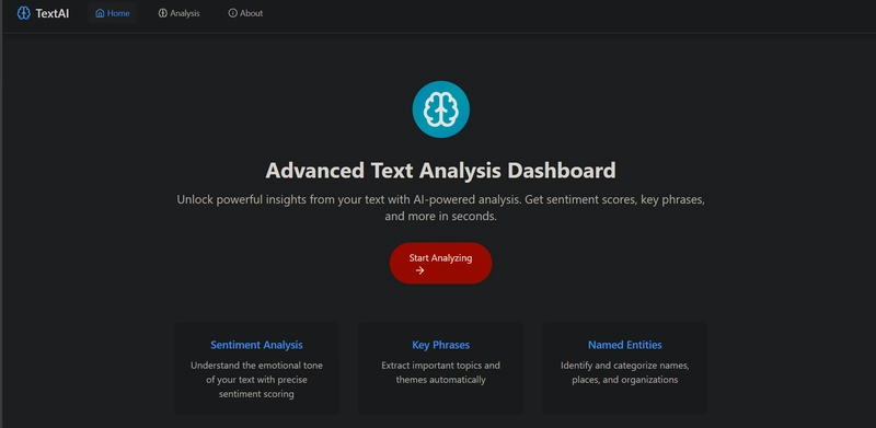 Advance Text Analysis Dashboard using KendoReact and Gemini
