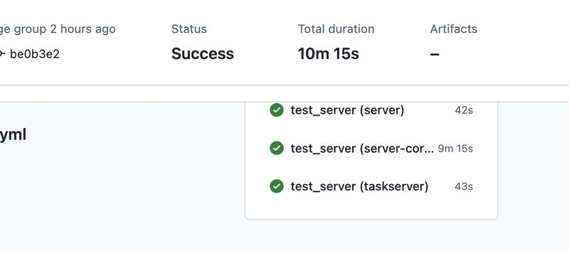 Speeding up tests by partitioning