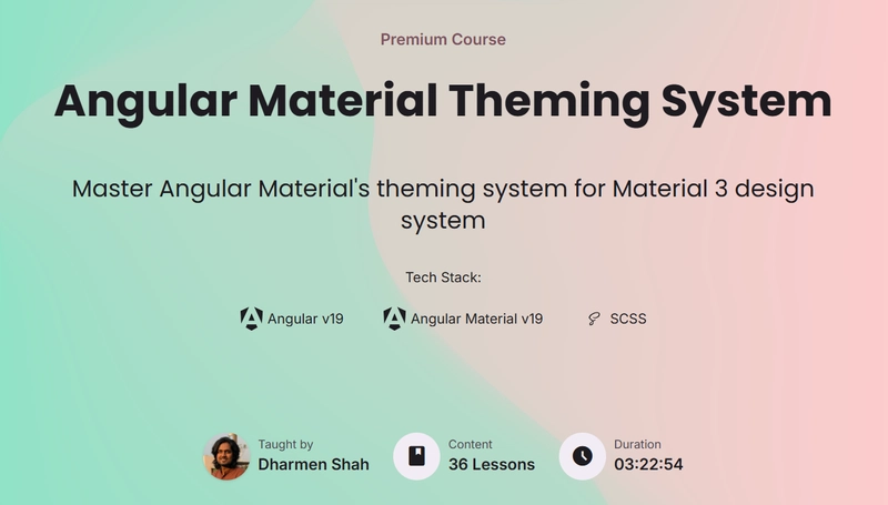 Ultimate @angular/material update guide - All versions!