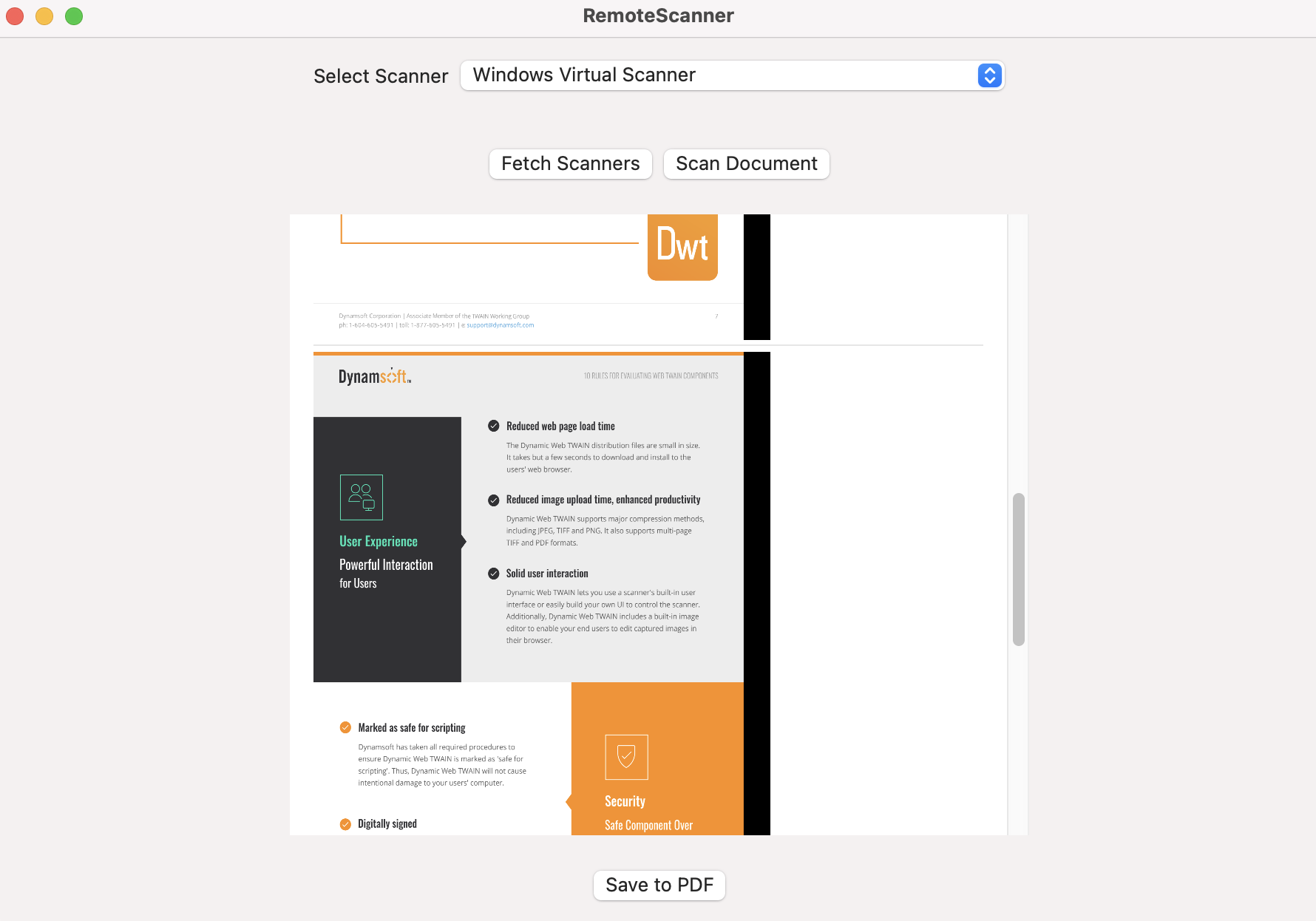 swiftui remote document scanner