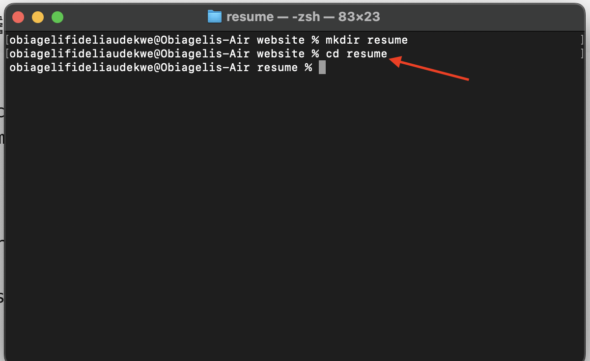 CD command