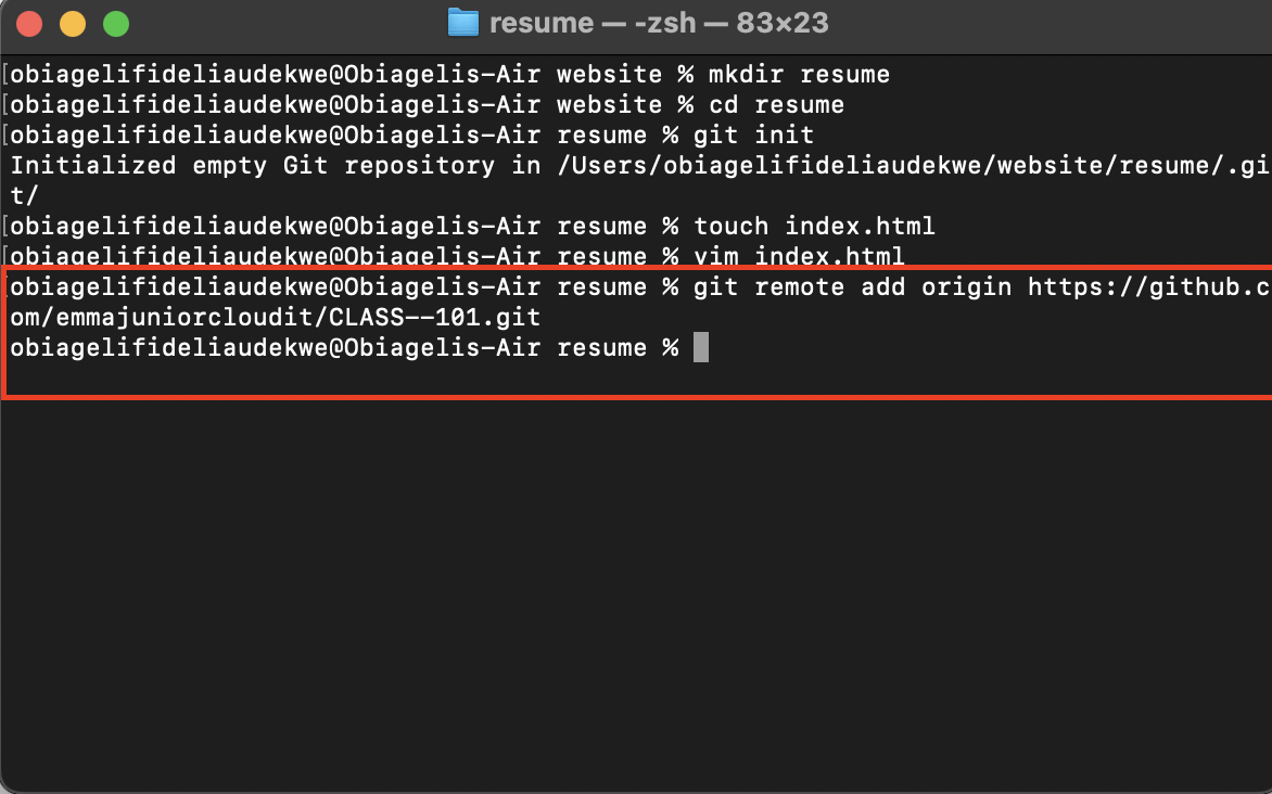 Cloning the repo